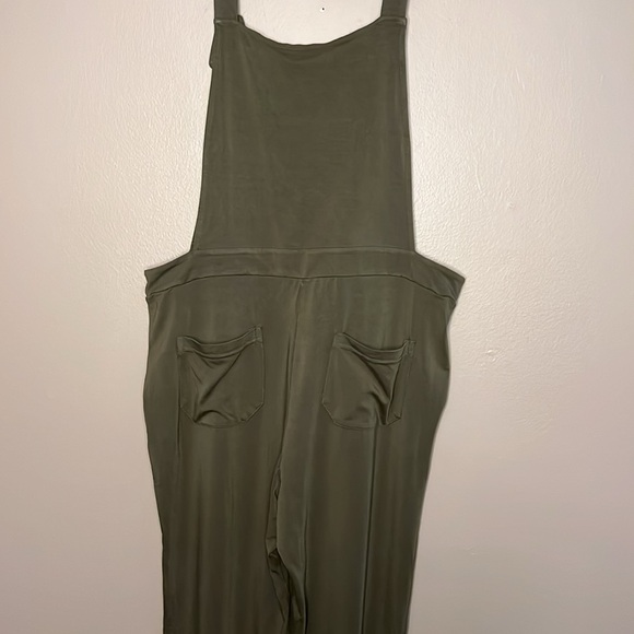 Purusha People Lady of the Cosmos olive green soft overalls - size L - Picture 11 of 16